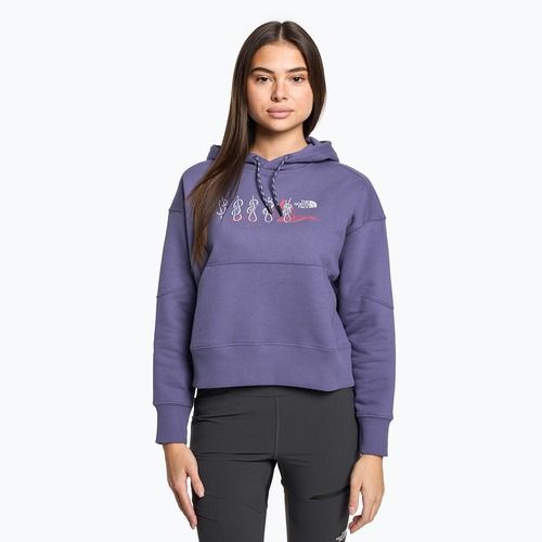 Női The North Face Outdoor Graphic Hoodie barlang kék