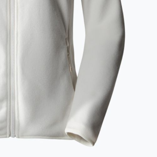 Női gyapjú pulóver The North Face 100 Glacier Fz gardenia fehér