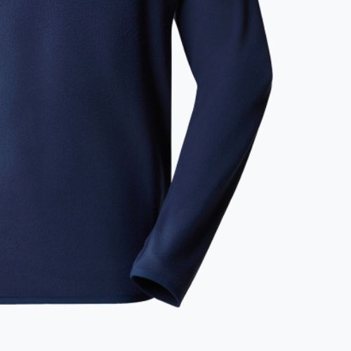 Férfi gyapjú pulóver The North Face 100 Glacier 1/4 Zip csúcs navy