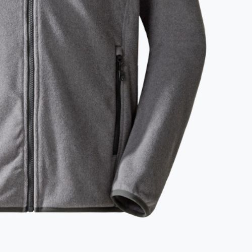 Férfi The North Face 100 Glacier Full Zip fleece pulóver közepes szürke szürke szürkefűz