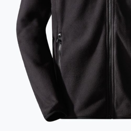 Férfi gyapjú pulóver The North Face 100 Glacier Full Zip fekete