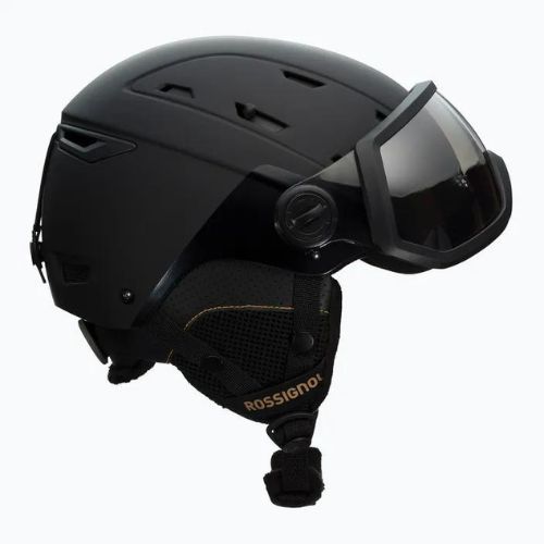 Női síbukósisak Rossignol Allspeed Visor Imp Photo fekete
