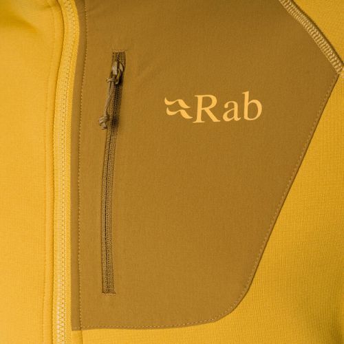 Férfi trekking pulóver Rab Superflux Hoody sahara