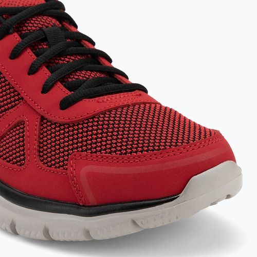 SKECHERS Track Bucolo piros/fekete férfi edzőcipő