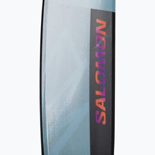 Salomon QST 98 + Skins reef waters/flame orange/royal purple downhill sílécek