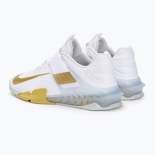 Nike Savaleos fehér/fekete vasszürke súlyemelő cipő