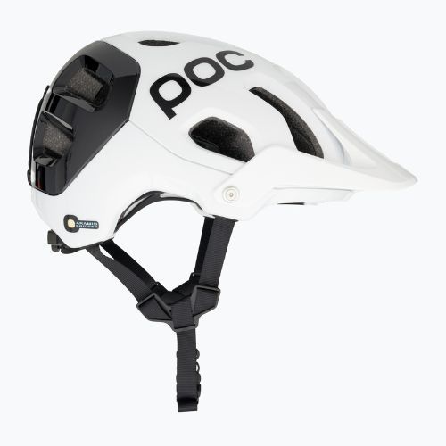 MTB kerékpáros sisak POC Tectal Race MIPS hidrogén fehér/uránium fekete