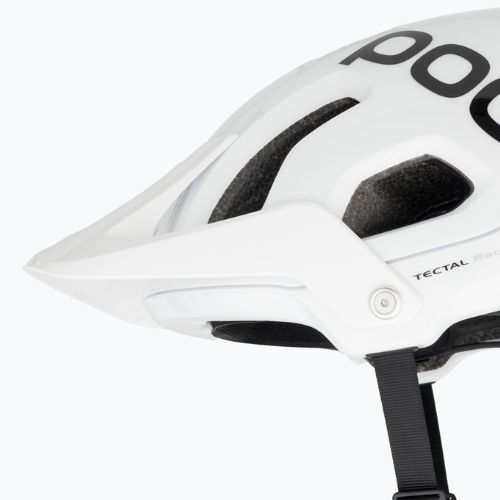 MTB kerékpáros sisak POC Tectal Race MIPS hidrogén fehér/uránium fekete