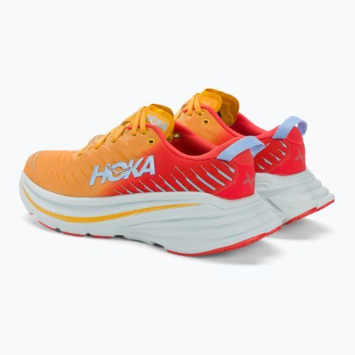 HOKA Bondi X fiesta/amber sárga férfi futócipő