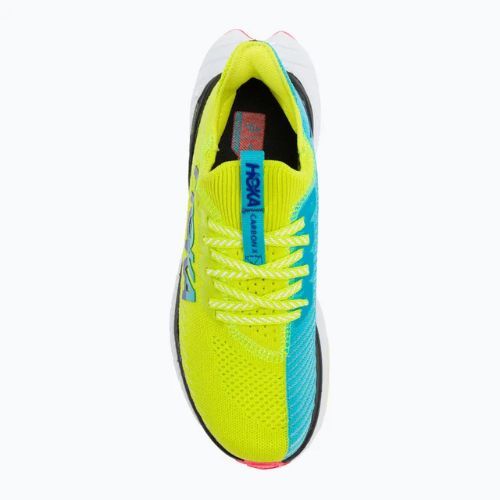 Női futócipő HOKA Carbon X 3 evening primrose/scuba blue