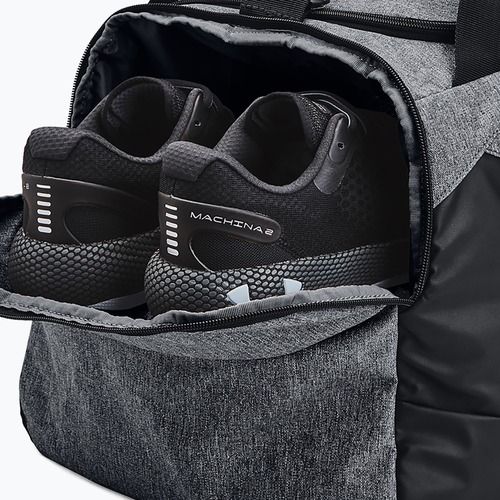 Under Armour Undeniable 5.0 Duffle M 58 l szürke közepes heather/fekete/fekete utazótáska