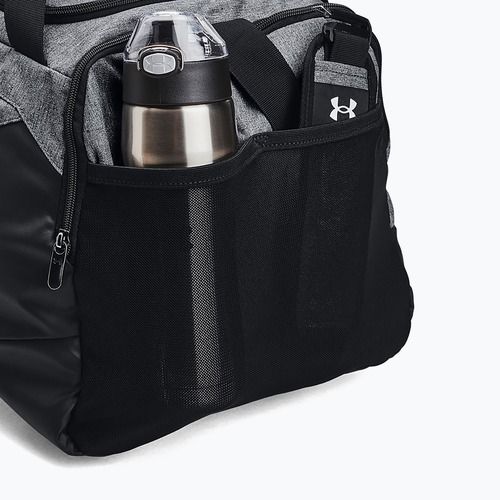 Under Armour Undeniable 5.0 Duffle M 58 l szürke közepes heather/fekete/fekete utazótáska