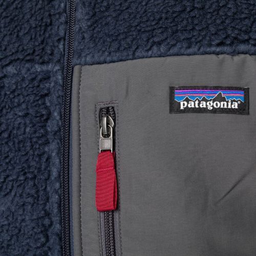 Férfi melegítőfelső Patagonia Classic Retro-X new navy w/wax red