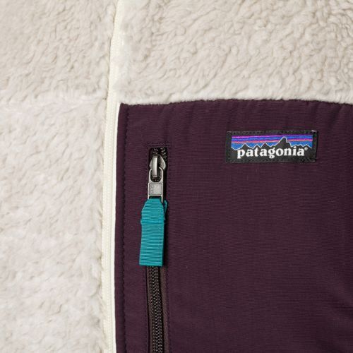 Férfi melegítőfelső Patagonia Classic Retro-X natural w/obsidian plum