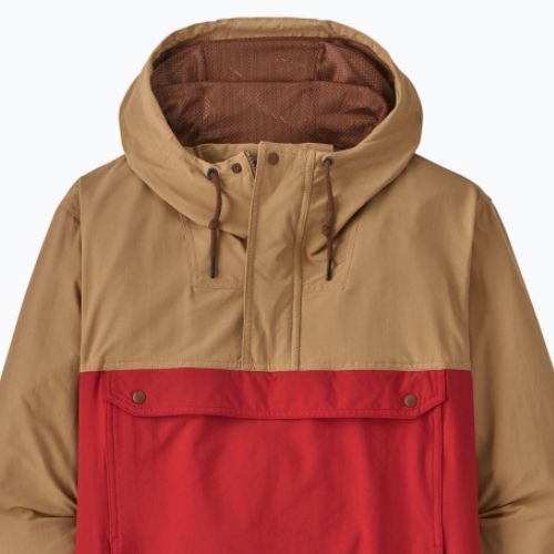 Patagonia Isthmus Anorak túra piros férfi szélkabát