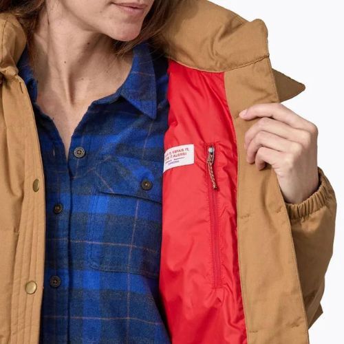Női pehelykabát Patagonia Cotton Down Parka nest brown