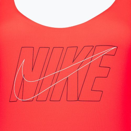 Női Nike Multi Logo bright crimson egyrészes fürdőruha