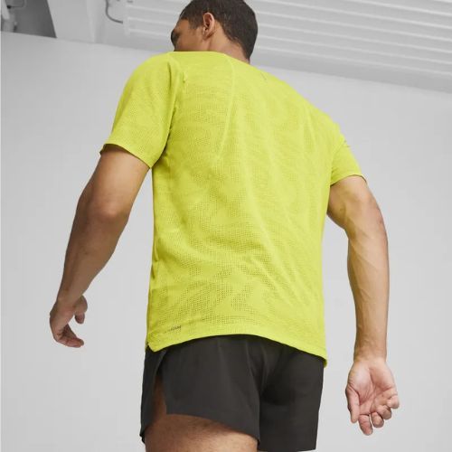 Férfi futópóló PUMA Run Ultraspun green