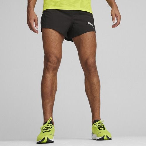 Férfi PUMA Run Ultraweave Velocity 3" Split fekete futónadrág