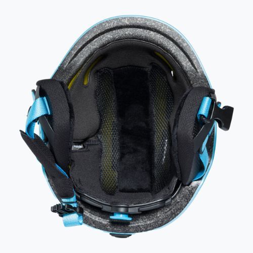 Gyermek síbukósisak Sweet Protection Winder MIPS Jr gleccserkék metálfényű