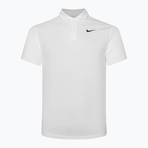 Férfi teniszpóló Nike Court Dri-Fit Polo Solid fehér/fekete