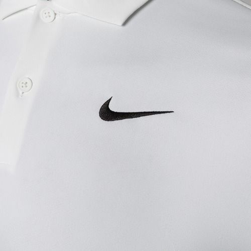 Férfi teniszpóló Nike Court Dri-Fit Polo Solid fehér/fekete