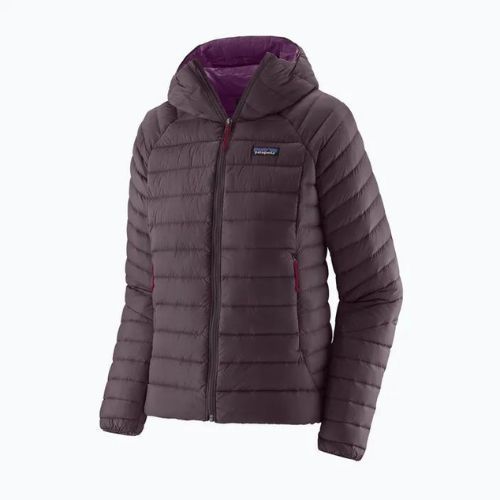 Női Patagonia Down Sweater Hoody obszidián szilva kabát