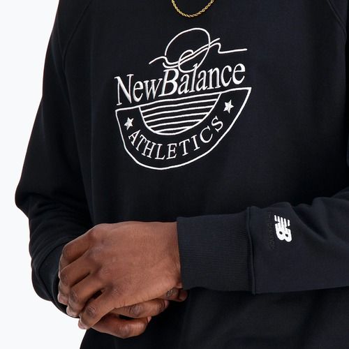 férfi melegítőfelső New Balance Athletics Graphic Crew black