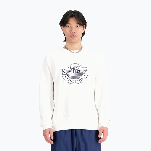 férfi melegítőfelső New Balance Athletics Graphic Crew seasalt
