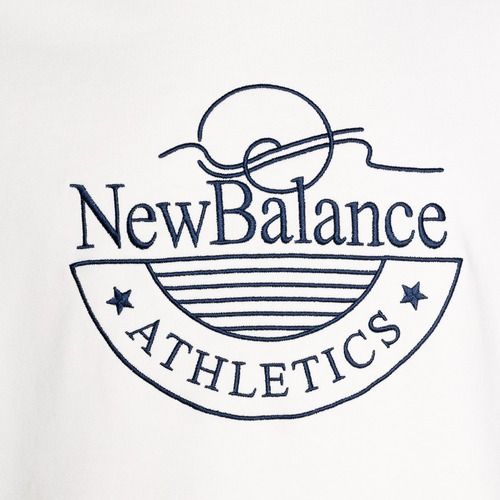 férfi melegítőfelső New Balance Athletics Graphic Crew seasalt