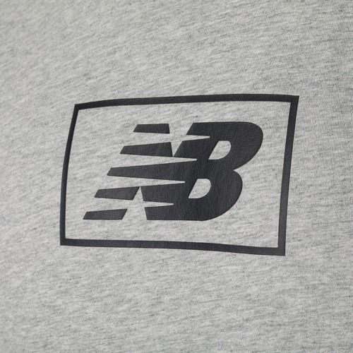 Férfi póló New Balance Essentials Logo athletic grey
