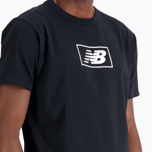 Férfi póló New Balance Essentials Logo black