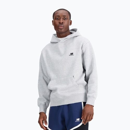 férfi melegítőfelső New Balance Hoops Fleece Hoodie athletic grey