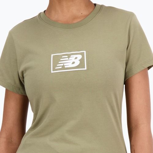 női mez New Balance Essentials Cotton Jersey green
