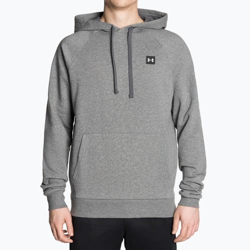 férfi melegítőfelső Under Armour Rival Hoodie pitch gray light heather/onyx white