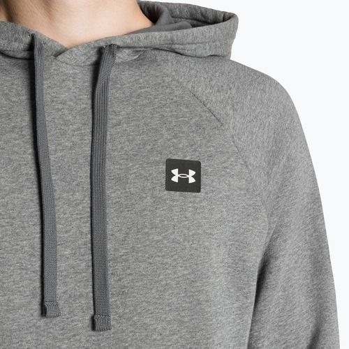 férfi melegítőfelső Under Armour Rival Hoodie pitch gray light heather/onyx white