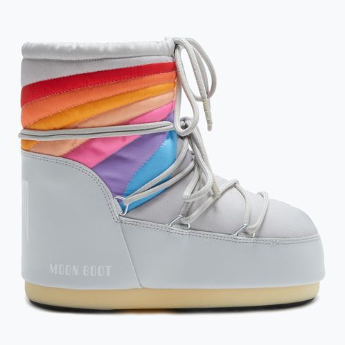 Női Moon Boot Icon Low Rainbow gleccser szürke hócsizma