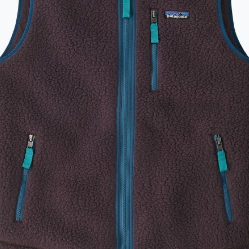 Férfi ujjatlan Patagonia Retro Pile Fleece obsidian plum