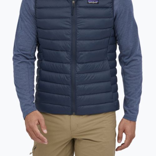 Férfi ujjatlan Patagonia Down Sweater new navy