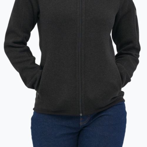 Női trekking pulóver Patagonia Better Sweater Fleece black