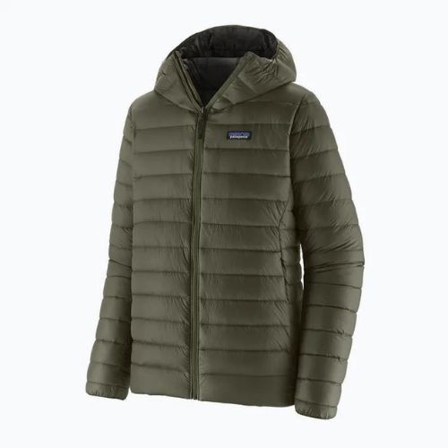 Férfi pehelykabát Patagonia Down Sweater Hoody basin green