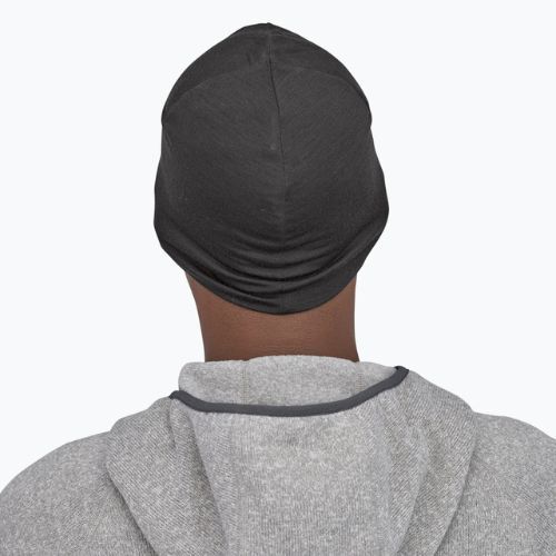Téli sapka Patagonia Overlook Merino Wool Liner Beanie black
