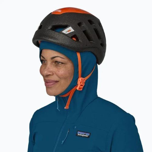 Női softshell dzseki Patagonia R1 CrossStrata Hoody lagom kék