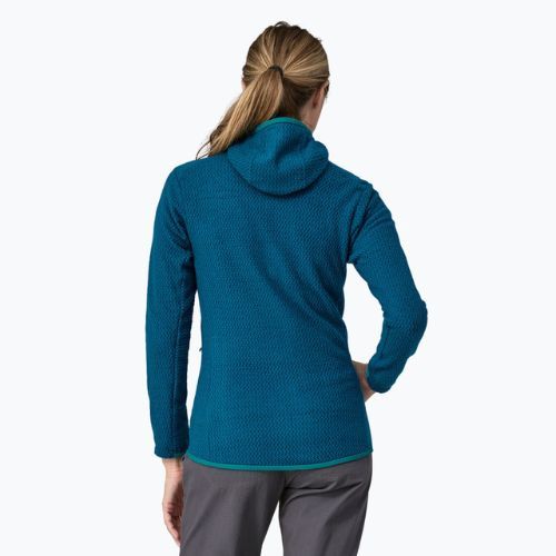 Női trekking pulóver Patagonia R1 Air Full-Zip lagom blue