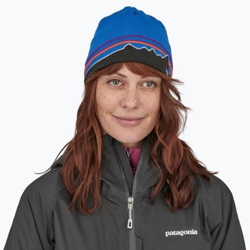 Téli sapka Patagonia Beanie classic fitz roy/andes blue