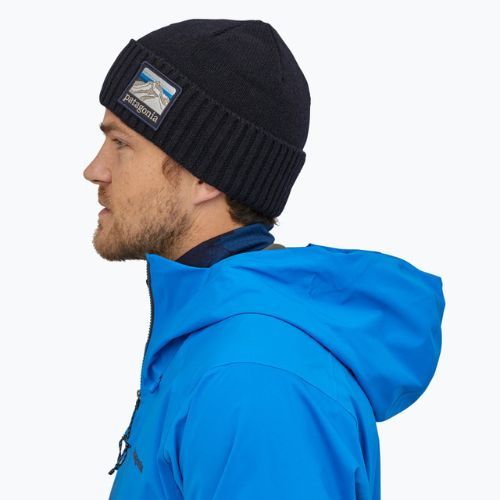 Téli sapka Patagonia Brodeo Beanie line logo ridge/classic navy