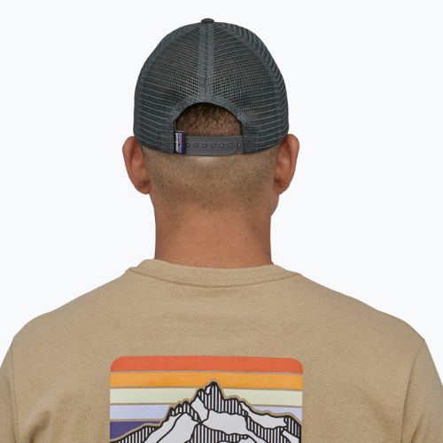 Baseball sapka Patagonia P-6 Logo LoPro Trucker forge grey