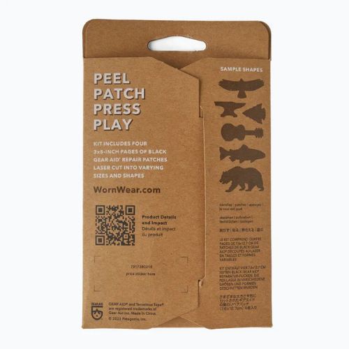 Patagonia Worn Wear Patch Kit fekete javítókészlet