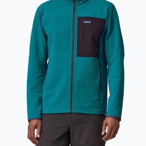 Férfi softshell dzseki Patagonia R2 TechFace belay blue