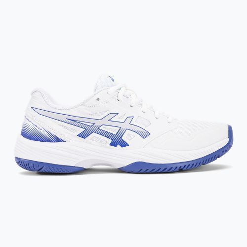 Női squash cipő ASICS Gel-Court Hunter 3 fehér/lila jelzés